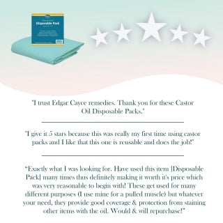 Small Disposable Castor Oil Pack