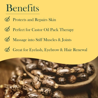 Palma Christos Roll-On, Organic Castor Oil