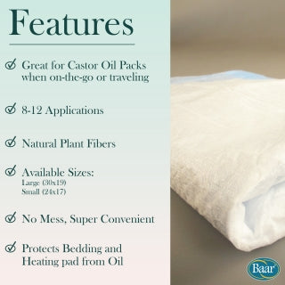 Small Disposable Castor Oil Pack