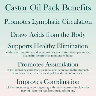 Small Disposable Castor Oil Pack